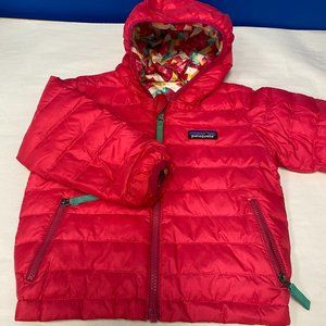 PATAGONIA BABY REVERSIBLE DOWN HOODY JACKET 2T